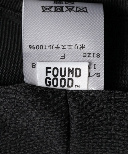 FOUND GOOD（ファウンドグッド）の「ヒモツキシートハット（ハット・レディース・ブラック/アイボリー/ブラウン系8・FREE）」の4枚目の写真