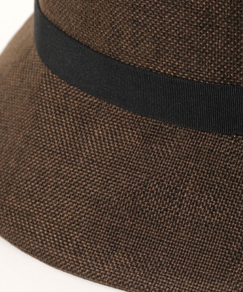 FOUND GOOD（ファウンドグッド）の「ヒモツキシートハット（ハット・レディース・ブラック/アイボリー/ブラウン系8・FREE）」の7枚目の写真