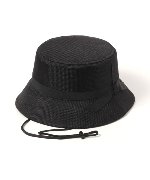 FOUND GOOD（ファウンドグッド）の「ヒモツキシートハット（ハット・レディース・ブラック/アイボリー/ブラウン系8・FREE）」の17枚目の写真