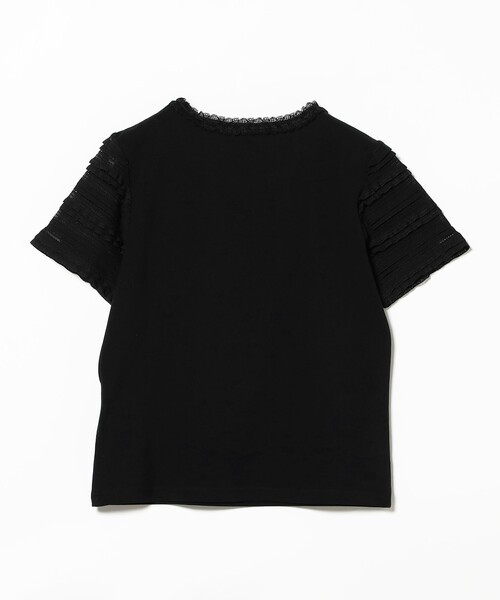 tシャツ ボーダー レース スリーブ Tシャツ レディース ボーダー レース スリーブ Tシャツ（Tシャツ/カットソー）｜Ray