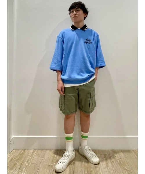 GAP（ギャップ）の「11インチ エッセンシャル カーゴショートパンツ（その他パンツ・メンズ・ブラック/グリーン/ベージュ/カーキ・34W/30W/32W/36W/28W）」の7枚目の写真