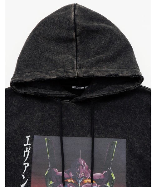 Little sunny bite（リトルサニーバイト）の「▲evangelion x little sunny bite▲  foodie（パーカー・レディース・ブルー・MEDIUM）」の13枚目の写真
