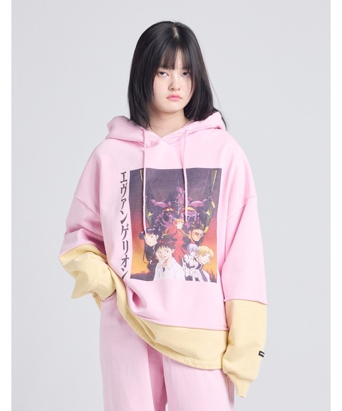 Little sunny bite（リトルサニーバイト）の「▲evangelion x little sunny bite▲  foodie（パーカー・レディース・ブルー・MEDIUM）」の22枚目の写真