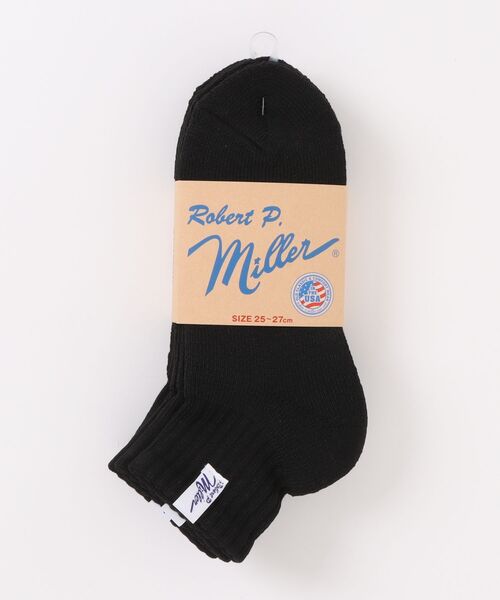 MILLER(ミラー)の「Robert P. Miller / 綿混クォーター丈ソックス 3P / 311C(ソックス/靴下・メンズ・ホワイト/グレー/ブラック/その他・25-27CM)」の9枚目の写真