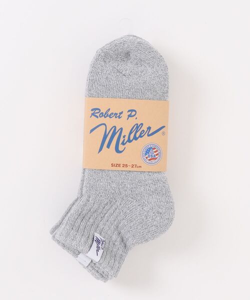 MILLER(ミラー)の「Robert P. Miller / 綿混クォーター丈ソックス 3P / 311C(ソックス/靴下・メンズ・ホワイト/グレー/ブラック/その他・25-27CM)」の10枚目の写真