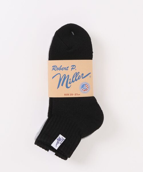 MILLER(ミラー)の「Robert P. Miller / 綿混クォーター丈ソックス 3P / 311C(ソックス/靴下・メンズ・ホワイト/グレー/ブラック/その他・25-27CM)」の11枚目の写真