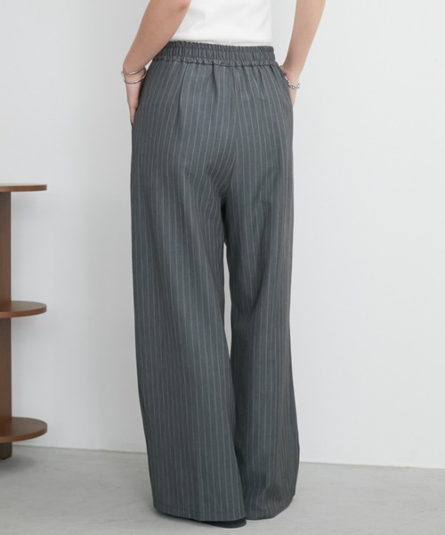 RICH PUSH グレー ストライプ スラックス M Perfect Suit FActory スラックス スマートクールスラックス