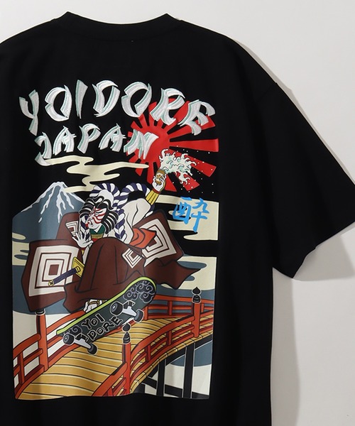 セール】【YOIDORE/酔いどれ】歌舞伎スケーター 半袖Tシャツ（T