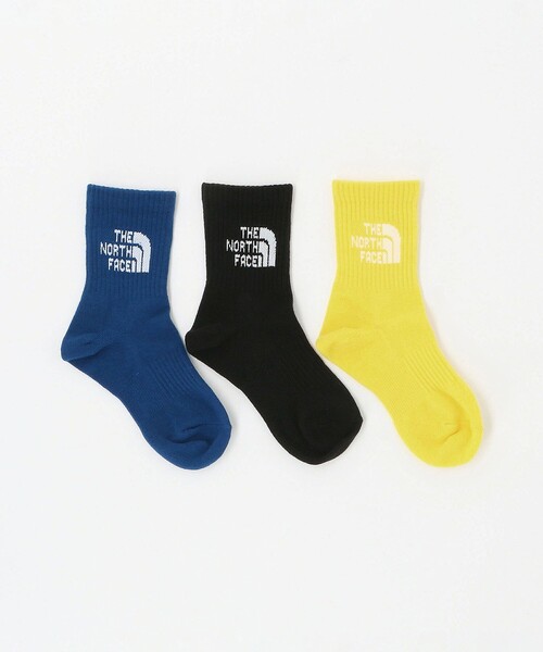 THE NORTH FACE(ザノースフェイス)の「<THE NORTH FACE>ジャカード ロゴ 3P クルーソックス / キッズ 19cm-21cm(ソックス/靴下・キッズ・ブラック/その他1/その他2・JL19-21cm)」の3枚目の写真
