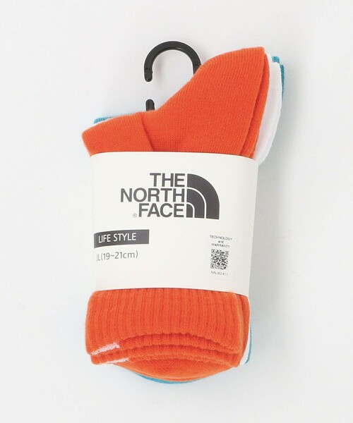THE NORTH FACE(ザノースフェイス)の「<THE NORTH FACE>ジャカード ロゴ 3P クルーソックス / キッズ 19cm-21cm(ソックス/靴下・キッズ・ブラック/その他1/その他2・JL19-21cm)」の5枚目の写真