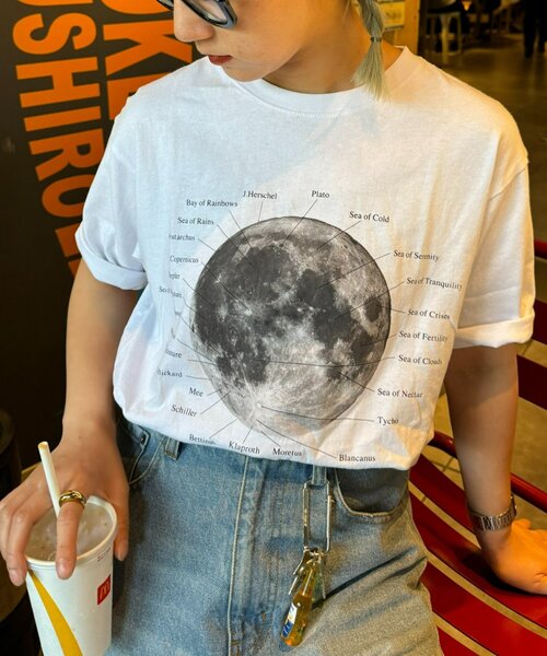 【WEB限定】【新色追加】ムーンクレーター＆アースロゴプリントTeeの18枚目の写真
