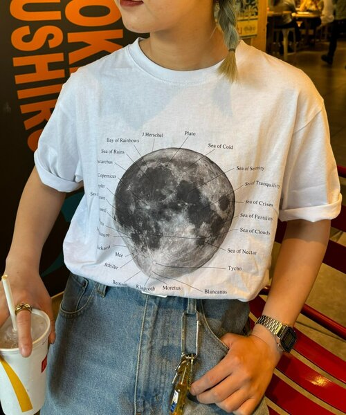 【WEB限定】【新色追加】ムーンクレーター＆アースロゴプリントTeeの19枚目の写真