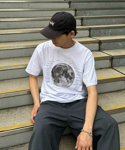 【WEB限定】【新色追加】ムーンクレーター＆アースロゴプリントTeeの21枚目の写真