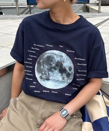 CIAOPANIC TYPY | 【WEB限定】【新色追加】ムーンクレーター＆アースロゴプリントTee(Tシャツ/カットソー)