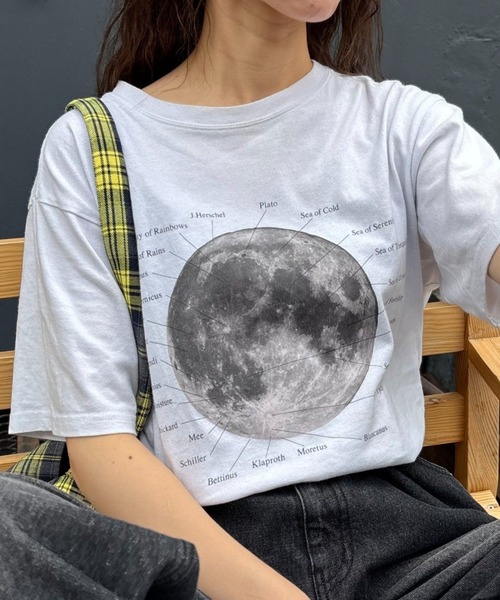 【WEB限定】【新色追加】ムーンクレーター＆アースロゴプリントTeeの11枚目の写真