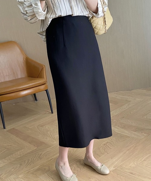 DECADE CLASSIC(ディケイド クラシック)の「ストレートフレアスカート(スカート・レディース・ライトベージュ/ブラック/ベージュ・SMALL/MEDIUM)」の16枚目の写真
