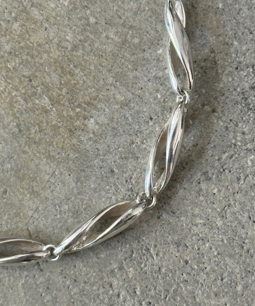セール】【silver925】W twistChainBracelet/ダブルツイスト
