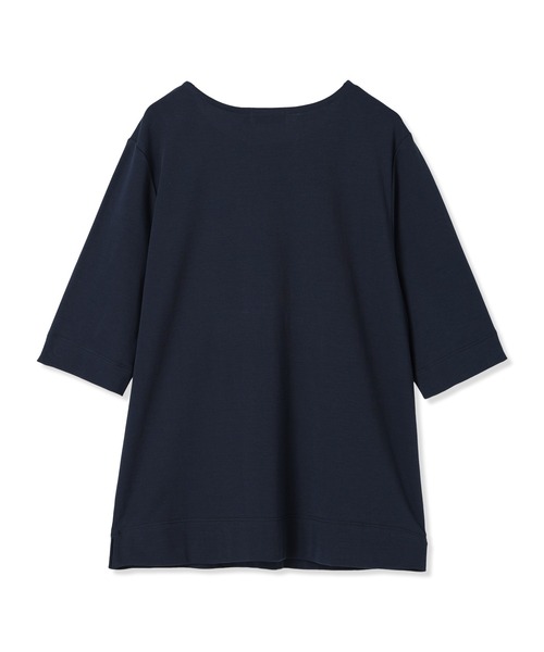 DECOY SINCE 1981(デコイシンスイチキュウハチイチ)の「【接触冷感・UVカット】オーガニックコットンスムースTシャツ(Tシャツ/カットソー・レディース・グレー/サックスブルー/ネイビー・LL/M/L/3L/4L)」の20枚目の写真