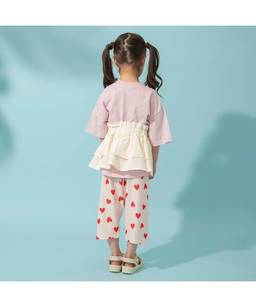 BREEZE（ブリーズ）の「【ジュニア対応】マルチWAY半袖Tシャツ（Tシャツ/カットソー・キッズ・オフホワイト/イエロー・90/100/110/120/80/130/140）」の4枚目の写真