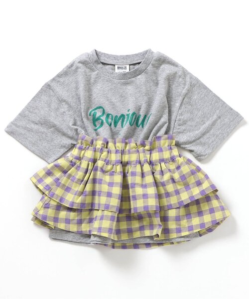 BREEZE（ブリーズ）の「【ジュニア対応】マルチWAY半袖Tシャツ（Tシャツ/カットソー・キッズ・オフホワイト/イエロー・90/100/110/120/80/130/140）」の10枚目の写真