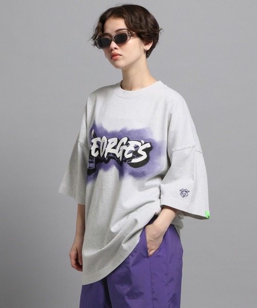 GEORGE'S（ジョージズ）の「サーモライトTシャツ（Tシャツ/カットソー・メンズ・ブラック/オフホワイト/杢グレー/ネイビー・MEDIUM/LARGE）」の3枚目の写真