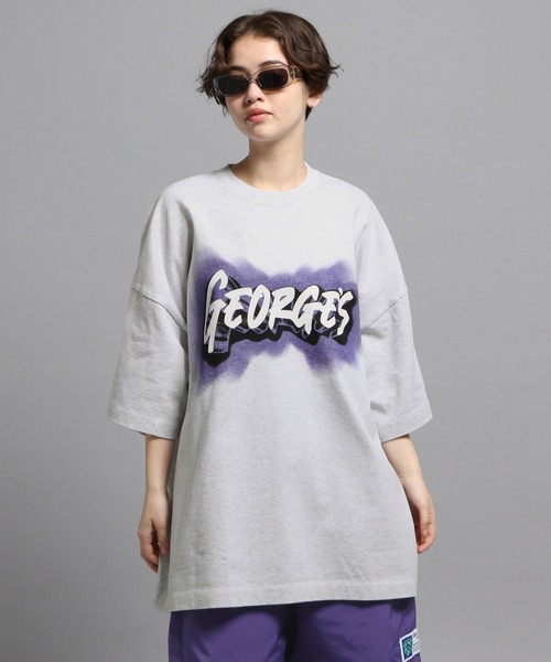 GEORGE'S（ジョージズ）の「サーモライトTシャツ（Tシャツ/カットソー・メンズ・ブラック/オフホワイト/杢グレー/ネイビー・MEDIUM/LARGE）」の5枚目の写真