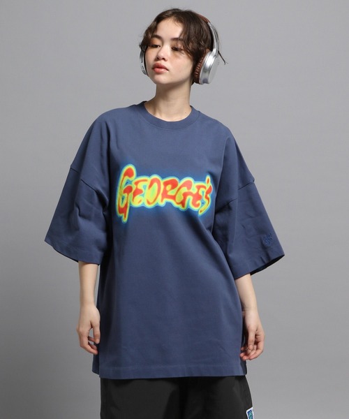 GEORGE'S（ジョージズ）の「サーモライトTシャツ（Tシャツ/カットソー・メンズ・ブラック/オフホワイト/杢グレー/ネイビー・MEDIUM/LARGE）」の13枚目の写真