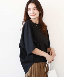 MK MICHEL KLEIN | ドルマンスリーブカットソー/接触冷感/UVカット/洗える(Tシャツ/カットソー)