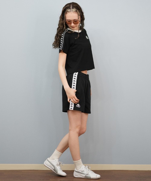 Kappa(カッパ)の「Kappa/カッパ リンガーTシャツ 215938(Tシャツ/カットソー・レディース・オレンジ/ホワイト/ブラック・L/M)」の9枚目の写真