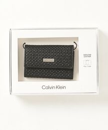 Calvin Klein（カルバン・クライン）の「【Calvin Klein/カルバンクライン】Key Case / ワンポイント レザーキーケース（キーケース/キーアクセサリー）」