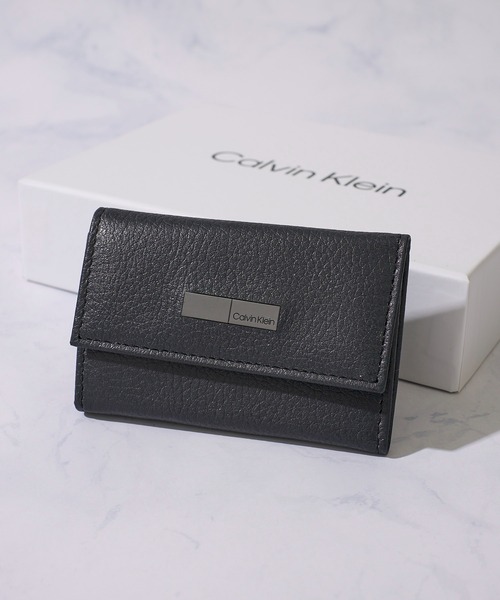Calvin Klein（カルバン・クライン）の「【Calvin Klein/カルバンクライン】Key Case / ワンポイント レザーキーケース（キーケース/キーアクセサリー・メンズ・ブラック系1/ブラック系2・FREE）」の11枚目の写真