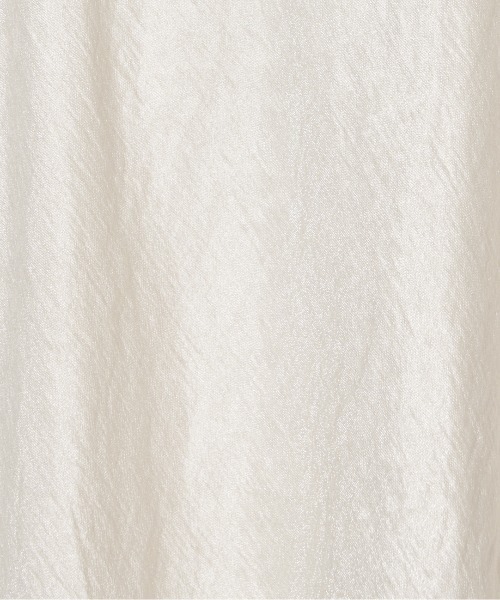 HELIOPOLE（エリオポール）の「SATIN MAXI FLARE SKIRT（スカート・レディース・アイボリー/ダークブラウン・38/36）」の8枚目の写真