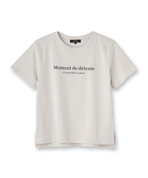 新品タグ付★アンタイトル【untitled】ロゴTシャツ UNTITLED tシャツ 「ロゴT/プリントT」グラフィックTシャツ