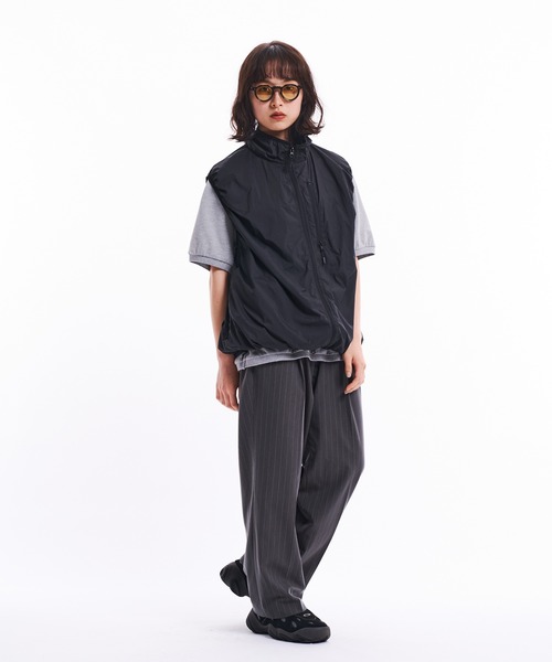 ALOUND VENTILATION NYLON VEST M ネイビ 試着のみ ALOUND VENTILATION NYLON VEST M ネイビ 試着のみ