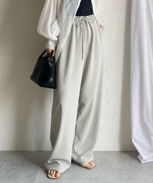 She's Closet（シーズクローゼット）の「ハイウエストギャザーワイドイージーパンツ（その他パンツ・レディース）」