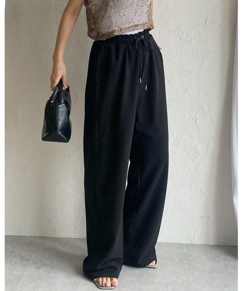 ジーヴィジーヴィ ハイウェストワイドパンツ サスツキデニムワイドパンツ｜WOMEN｜250HAG11-205G｜AZUL BY