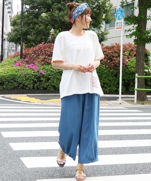 デニムバルーンワイドパンツ（その他パンツ）｜チチカカ