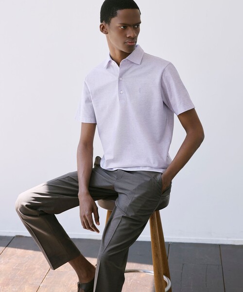 MACKINTOSH LONDON（マッキントッシュ ロンドン）の「【LEON掲載】ブライトンポロシャツ（ポロシャツ・メンズ・パープル系その他2/ライトブルー/イエロー/ピンク系その他2・XL/L/M）」の3枚目の写真