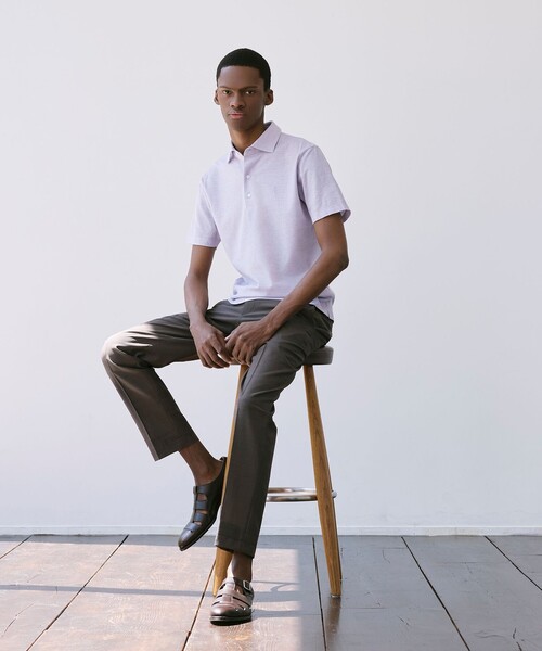 MACKINTOSH LONDON（マッキントッシュ ロンドン）の「【LEON掲載】ブライトンポロシャツ（ポロシャツ・メンズ・パープル系その他2/ライトブルー/イエロー/ピンク系その他2・XL/L/M）」の19枚目の写真