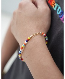 #Re:room（リルーム）の「アイコンプレートビーズブレスレット（ブレスレット）」