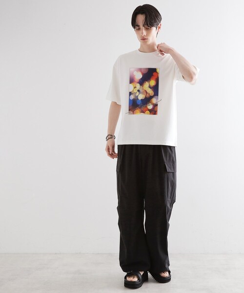 tk.TAKEO KIKUCHI（ティーケータケオキクチ）の「ハートグラフィックTシャツ（Tシャツ/カットソー・メンズ・ホワイト/ライトグレー/ブラック・02/03）」の7枚目の写真
