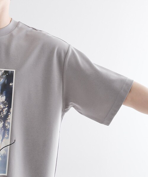 tk.TAKEO KIKUCHI（ティーケータケオキクチ）の「ハートグラフィックTシャツ（Tシャツ/カットソー・メンズ・ホワイト/ライトグレー/ブラック・02/03）」の21枚目の写真