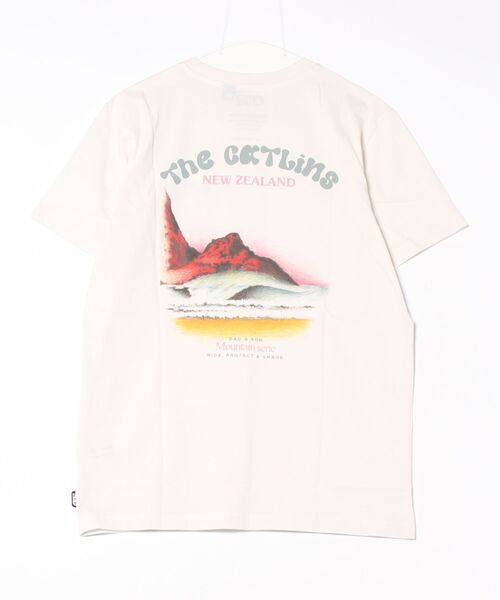 PICTURE ORGANIC CLOTHING(ピクチャーオーガニッククロージング)の「【PICTURE/ピクチャー】D&S CATLINS TEE ワンポイント バックプリント Tシャツ(Tシャツ/カットソー・メンズ・ホワイト・LARGE/MEDIUM)」の8枚目の写真