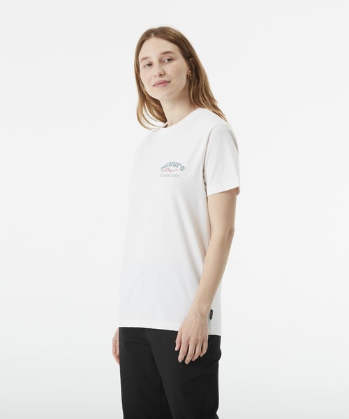 PICTURE ORGANIC CLOTHING(ピクチャーオーガニッククロージング)の「【PICTURE/ピクチャー】D&S CATLINS TEE ワンポイント バックプリント Tシャツ(Tシャツ/カットソー・メンズ・ホワイト・LARGE/MEDIUM)」の4枚目の写真