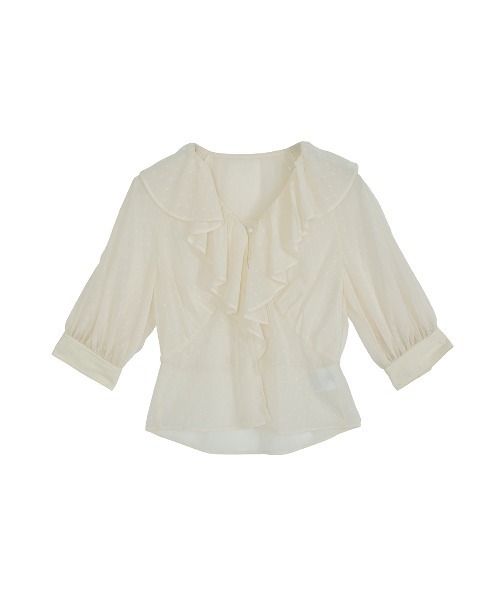 セール】MEDI DECALCOMANIA CHIFFON BLOUSE（シャツ/ブラウス
