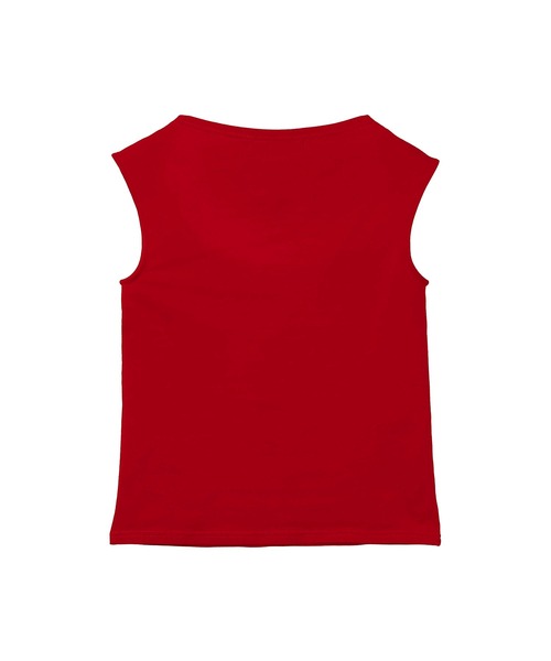 forget-me-nots(フォーゲットミーノッツ)の「ラウンドネック コンパクトTシャツ FMN-25SS-CS-004(Tシャツ/カットソー・レディース・レッド/チャコールグレー/ホワイト・FREE)」の12枚目の写真