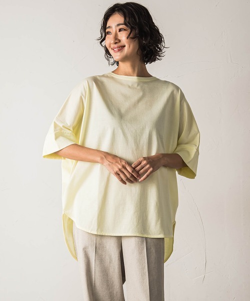【biyori】ビッグシルエットTシャツ≪手洗い可能≫