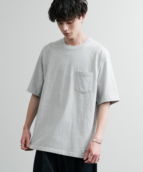 KRIFF MAYER(クリフメイヤー)の「KRIFF MAYER クリフメイヤー ヘビーウエイトピグメント加工クルーネック半袖Tシャツ 2455802(Tシャツ/カットソー・メンズ・レッド/ネイビー/マスタード/チャコールグレー/グレー/オフホワイト/ブルーグリーン/カーキ・XL/L/M)」の15枚目の写真