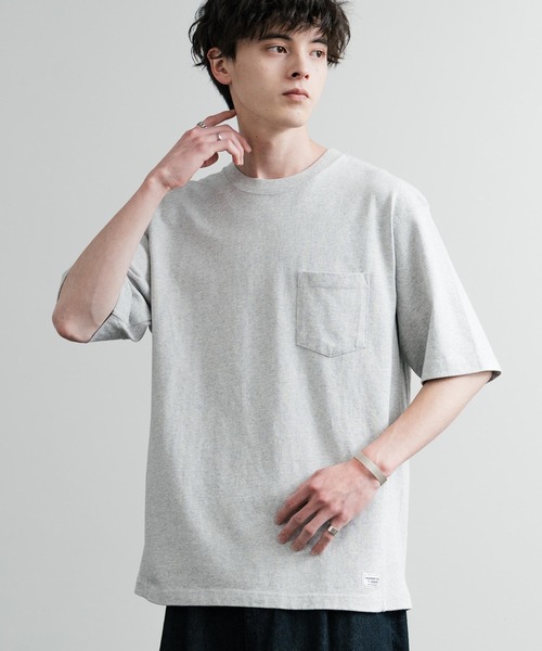 KRIFF MAYER(クリフメイヤー)の「KRIFF MAYER クリフメイヤー ヘビーウエイトピグメント加工クルーネック半袖Tシャツ 2455802(Tシャツ/カットソー・メンズ・レッド/ネイビー/マスタード/チャコールグレー/グレー/オフホワイト/ブルーグリーン/カーキ・XL/L/M)」の16枚目の写真