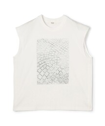 MACPHEE | フォトプリント ノースリーブTシャツ(Tシャツ/カットソー)